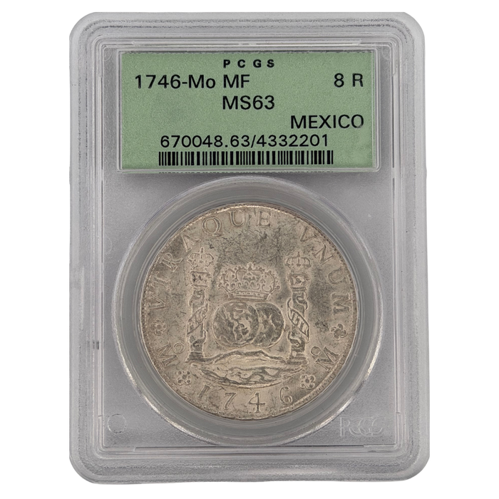 1746-Mo MF Mexico 8 Reales PCGS MS63